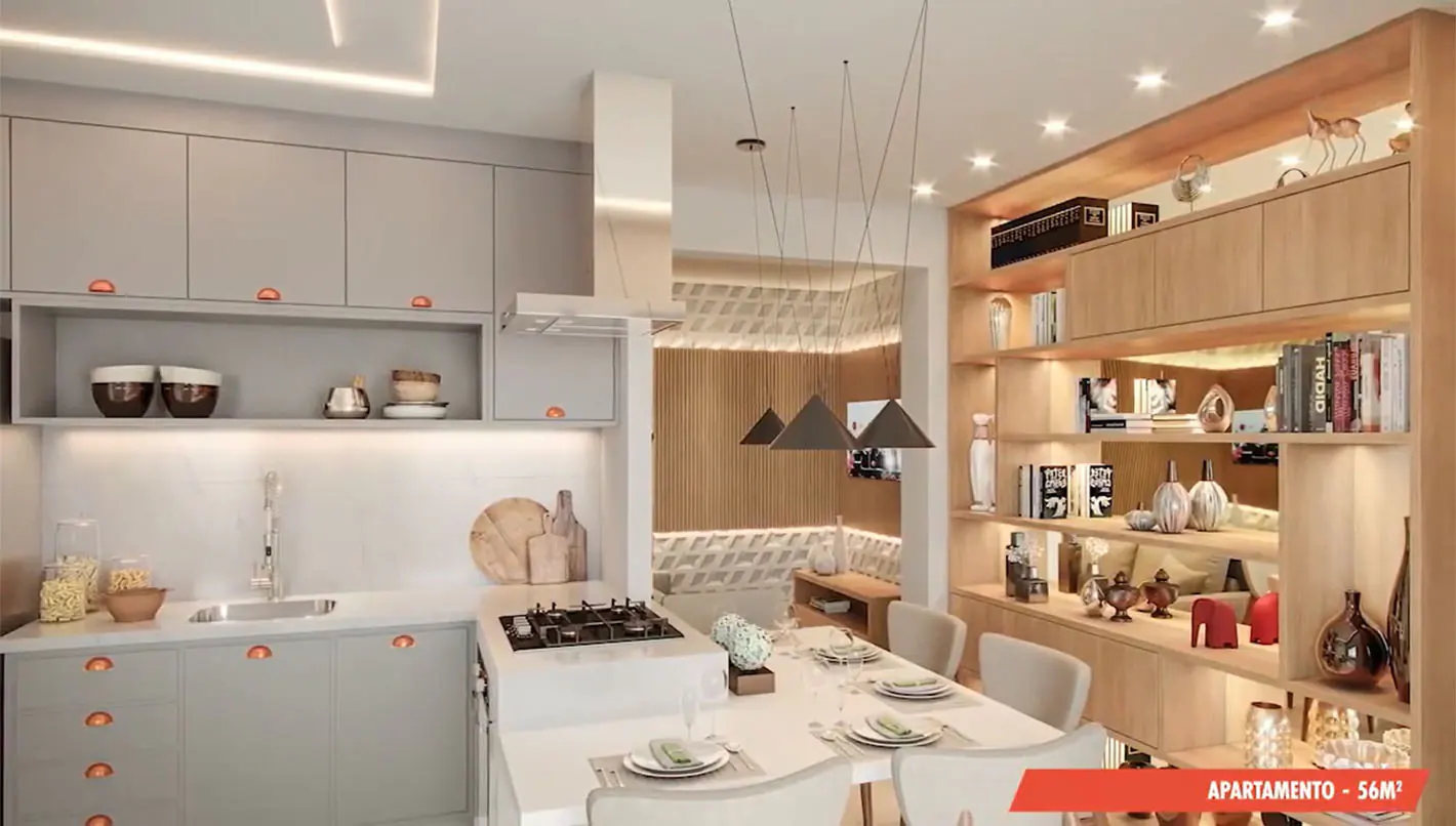 Altano Lago dos Patos || Apartamentos com plantas modernas de conceito aberto nas medidas de 56 m² || 1 ou 2 Dorms, Varanda Gourmet, 1 ou 2 Vagas de Garagem || Lazer Completo || Ao lado do Lago dos Patos da Vila Galvão || Altano Lago dos Patos