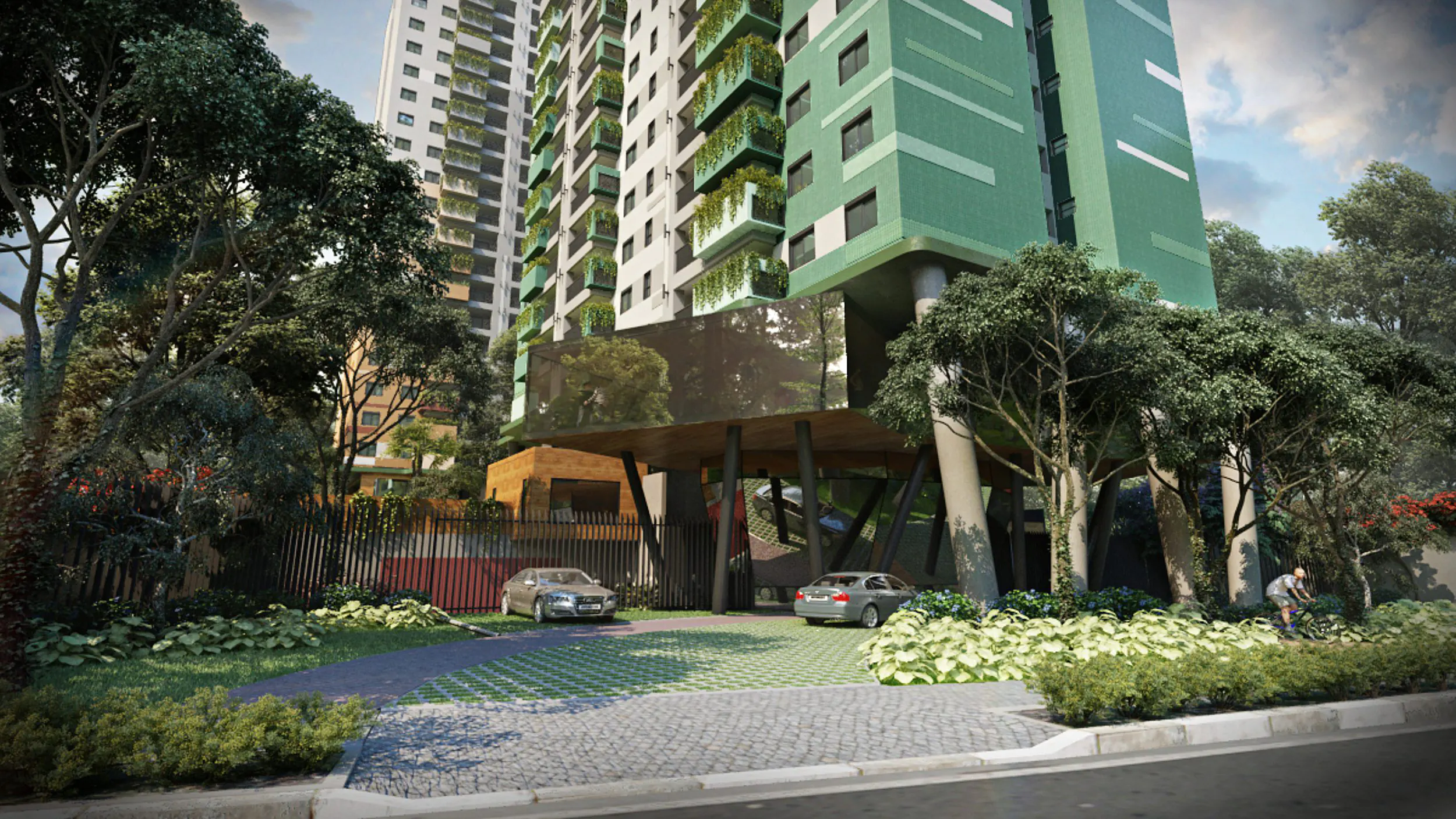 Arken Residencial || Apartamentos de 82, 75 e 66 m² || 3 dorms ou 2 dorms com living ampliado || Varanda gourmet com churrasqueira e jardim || 1 ou 2 vagas de garagem || Depósito privativo || Financiamento direto com a construtora Vegus